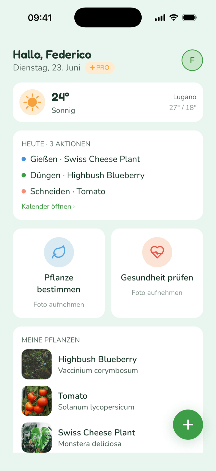 Die Greenkeep-App