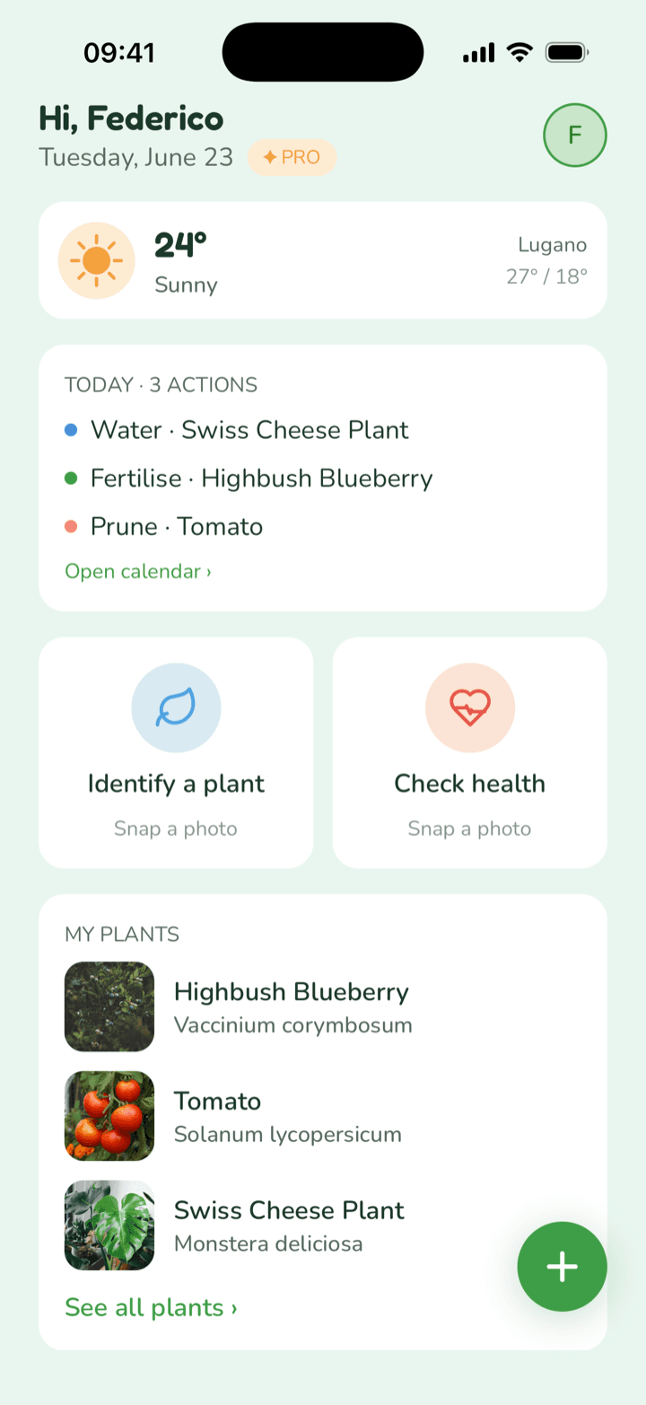 The Greenkeep app